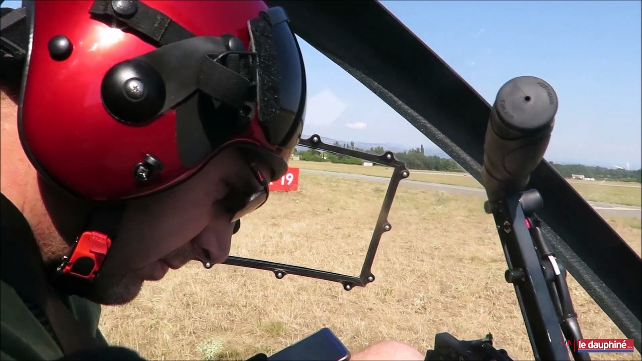 Vol d'hélicoptère à Chabeuil