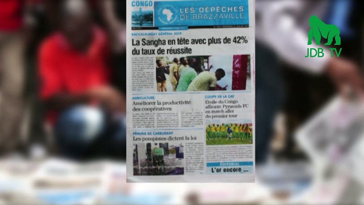 Revue des unes de la presse congolaise du 31 Juillet 2019