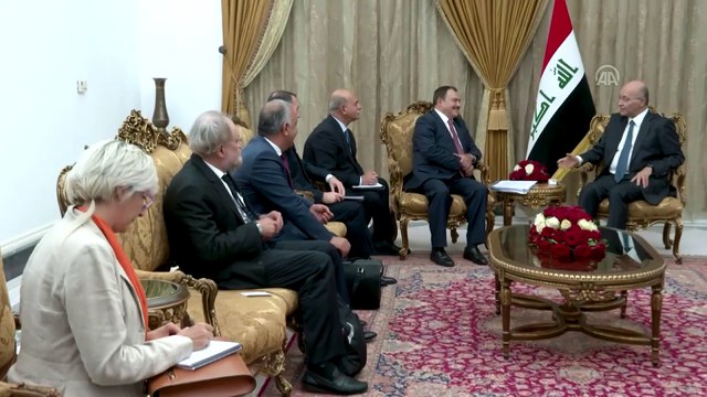 Eroğlu Irak Cumhurbaşkanı Salih ile görüştü - BAĞDAT