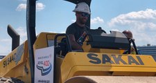Bubba Wallace helps Charlotte Motor Speedway upgrade the Roval