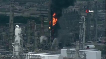 - Teksas'ta rafine yangını- Halka 'sığınaklara gidin' çağrısında bulunuldu