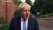 Boris Johnson visita Irlanda del Norte y niega que un Brexit 