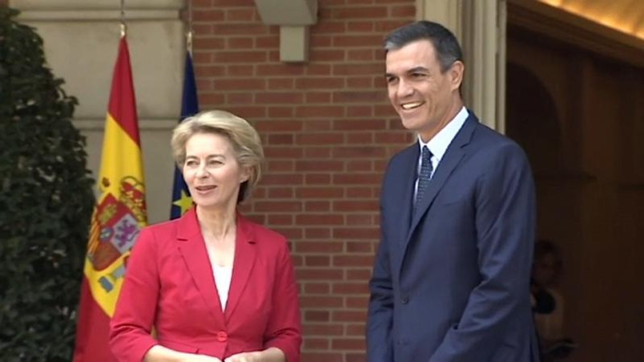 Antrittsbesuch: Von der Leyen in Spanien