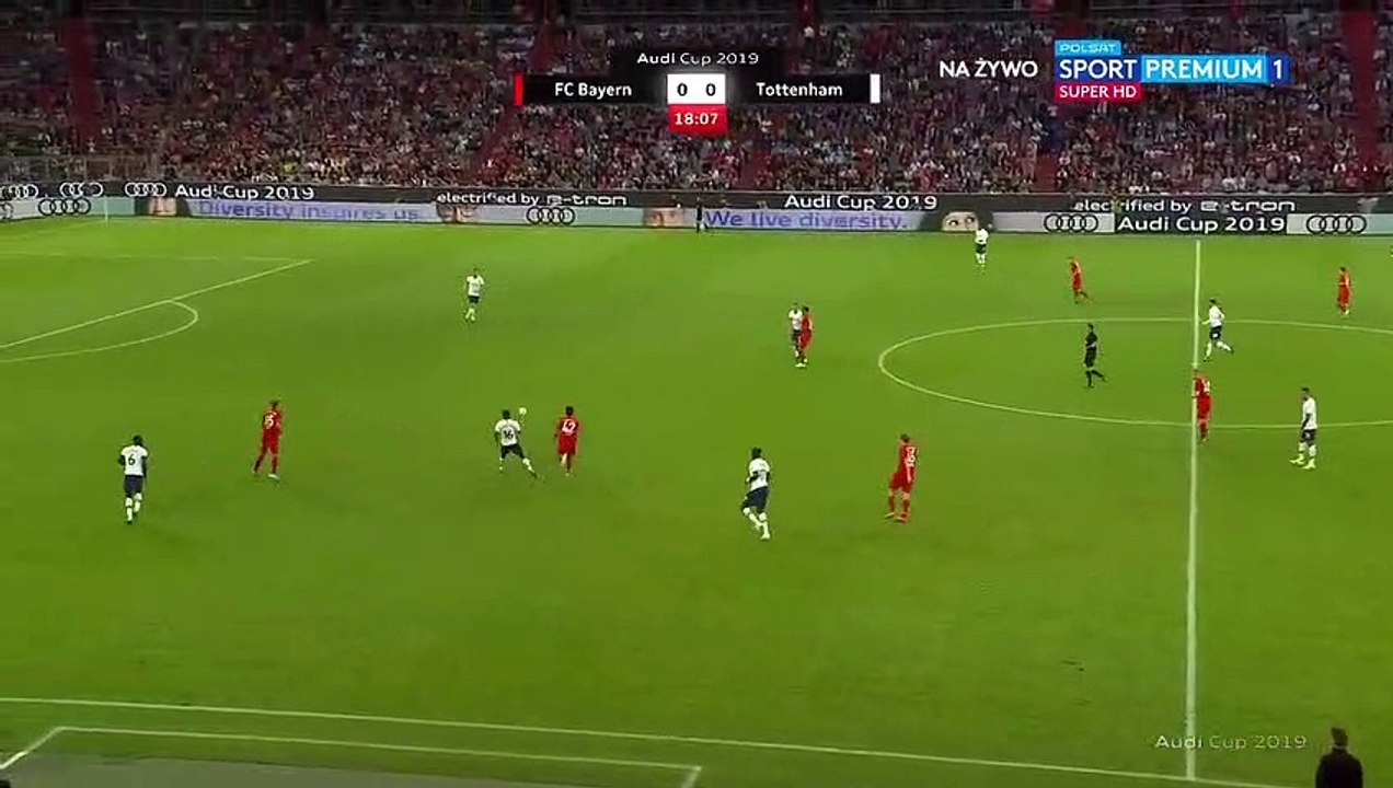 Bayern München 0-1 Tottenham Erik Lamela  goal 31.07.2019 WORLD Club Friendly'