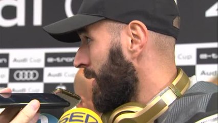 Primera victoria de la pretemporada del Real Madrid con hat trick de Benzema