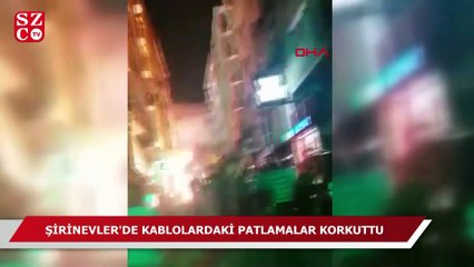 Şirinevler'de korku dolu anlar!