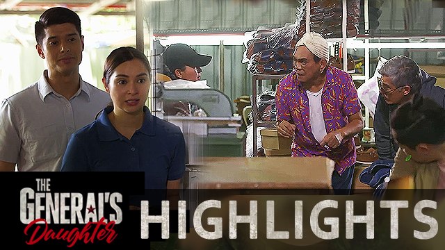 Marcial and Rhian are hidden by their friends | The General's Daughter