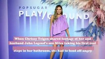 Chrissy Teigen got mom-shamed again, and honestly, this is just exhausting