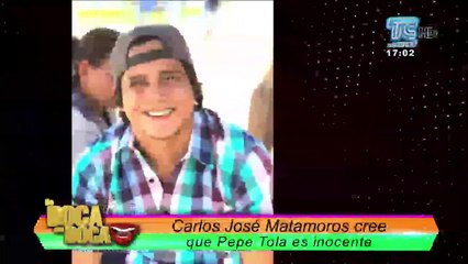 Carlos José Matamoros se solidariza con la Pepe Tola y su familia