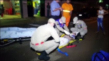 Adolescente é socorrida pelo Siate após colisão envolvendo carro e bicicleta