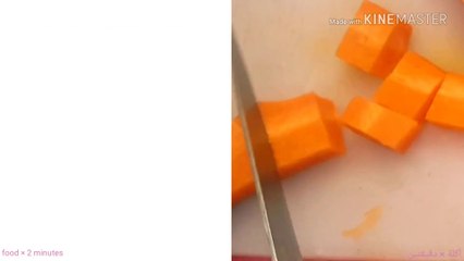 عصير البرتقال بالجزر بدون عصارة ، فيديو سريع التحضير