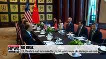 U.S., China fail to reach trade deal in Shanghai, but agree to resume talks Washington next month