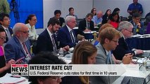 U.S. Federal Reserve cuts rates for first time in 10 years