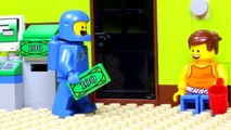 LEGO Spiderman Bank ATM Robbery - Lego Superhero Police Chase