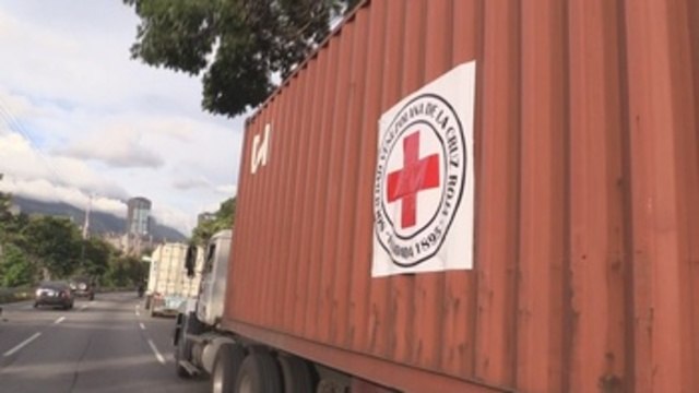 Venezuela recibe tercer cargamento de ayuda humanitaria de la Cruz Roja