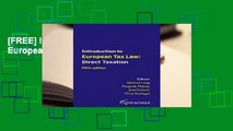 [FREE] Introduction to European Tax Law: Direct Taxation