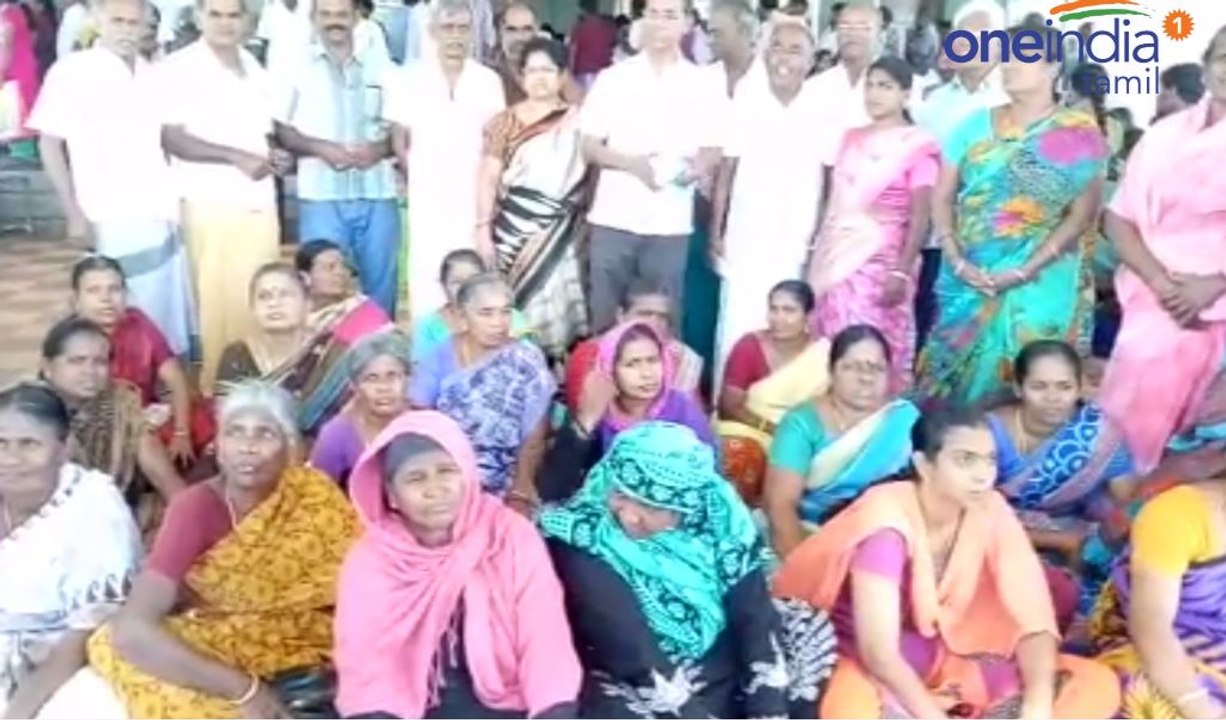 குடியிருப்பு பகுதியில் மதக்கலவரத்தை தூண்டும் விதமாக கொடி கம்பம்..அகற்ற கோரி பொது மக்கள் மனு- வீடியோ