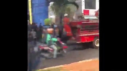 Video detik detik geprek bensu kebakaran