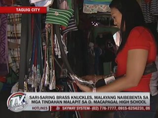 PNP: No law to ban selling of brass knuckles