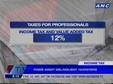 Taxpayers rush to make deadline for filing of income tax returns