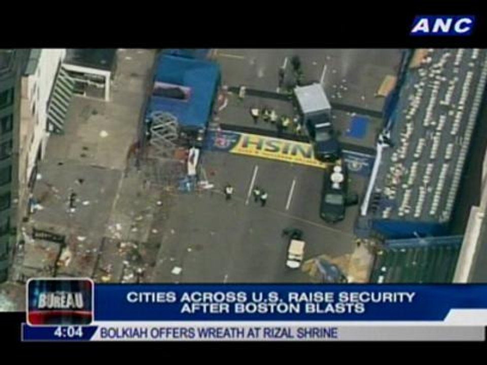 Cities across US. raise security after Boston blasts