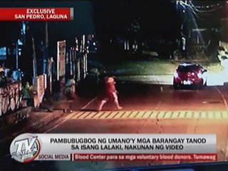 'Tanods' caught on CCTV beating up man