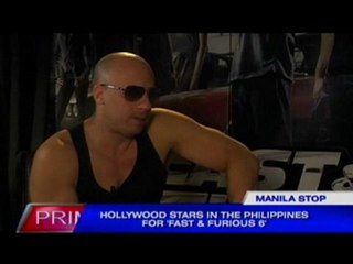 Hollywood stars in the Philippines for 'Fast & Furious 6'