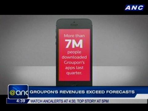 Groupon's revenues exceed forecasts