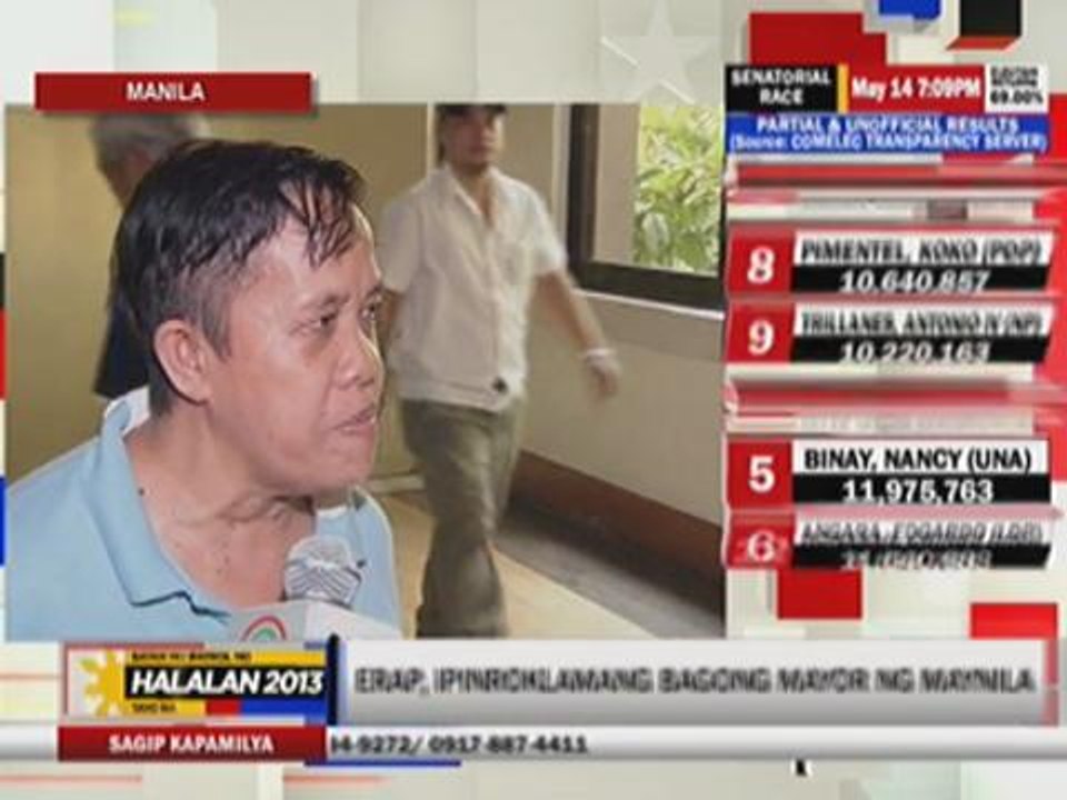 Erap makes history in Manila victory