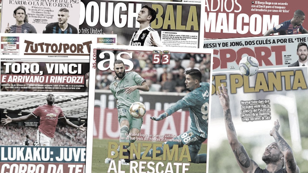 Benzema sauve déjà la peau de Zidane, Neymar ne veut plus porter le maillot du PSG