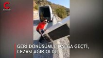 Geri dönüşüm dersi: Dalga geçti ama cezası ağır oldu