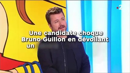 Une candidate choque  Bruno Guillon en dévoilant  un record plutôt intime !
