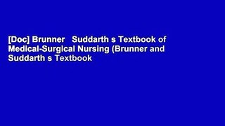 [Doc] Brunner   Suddarth s Textbook of Medical-Surgical Nursing (Brunner and Suddarth s Textbook