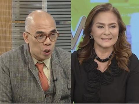 Boy Abunda chats with Pilar Pilapil
