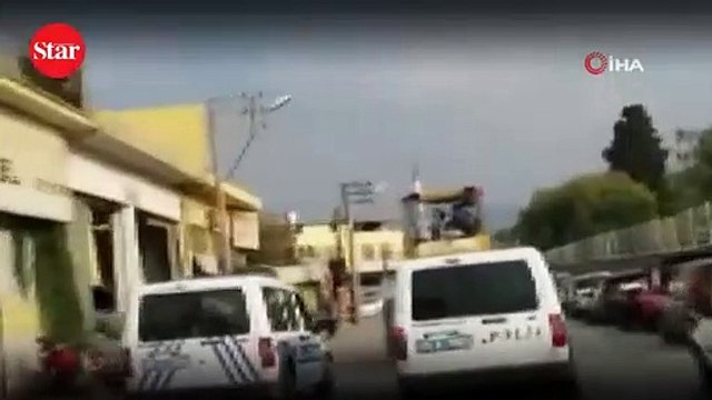 Maaşını alamayınca hem kepçeyi hem polis memurunu kaçırdı