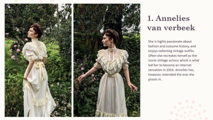 5 Women with Vintage Style Dresses