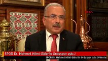 SPOR Dr. Mehmet Hilmi Güler'in Orduspor aşkı..!
