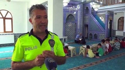 Camilerde hem Kur'an hem de trafik eğitimi aldılar - ZONGULDAK