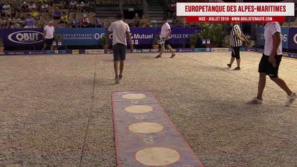 Europétanque des Alpes-Maritimes 2019 : Huitième Tyson MOLINAS vs Johan ERZURUMLUOGLU