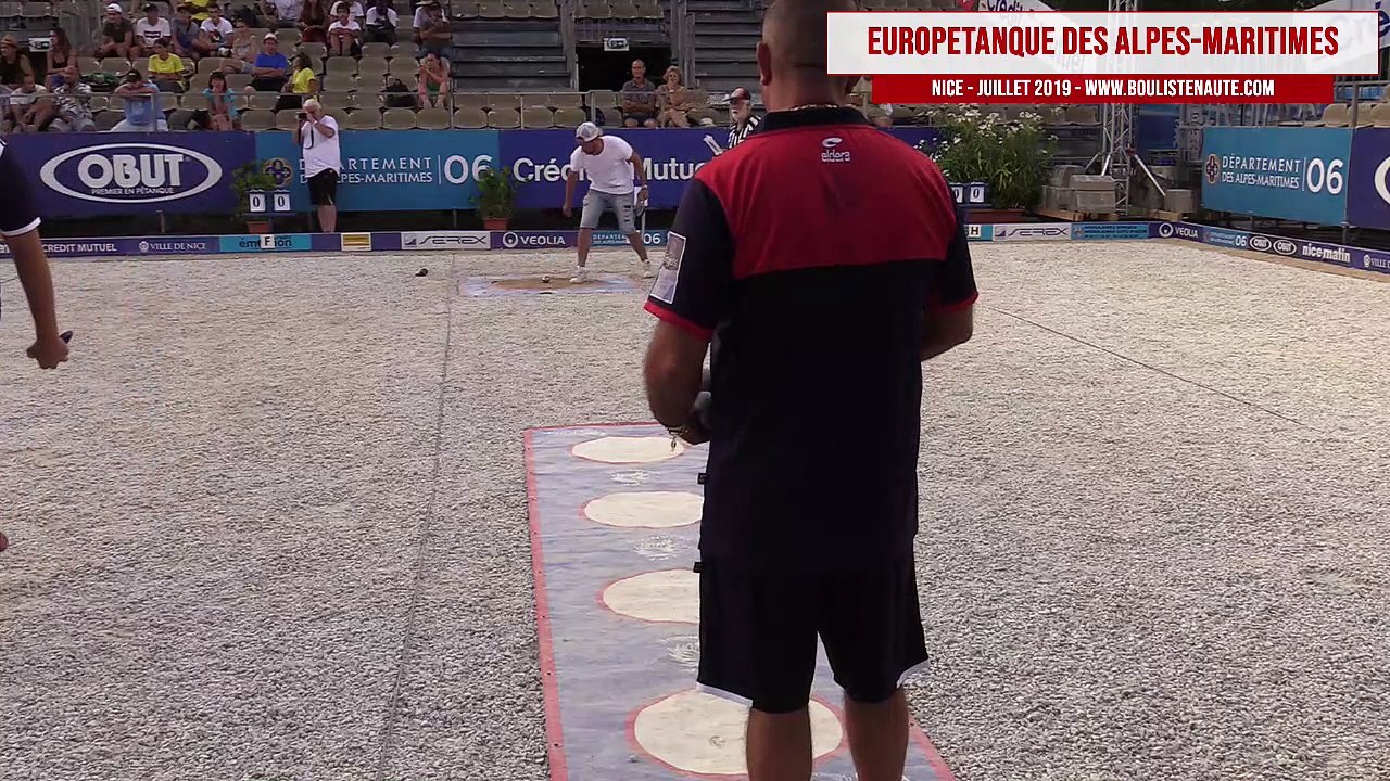 Europétanque des Alpes-Maritimes 2019 : Huitième Henri LACROIX vs Nicolas DRAI