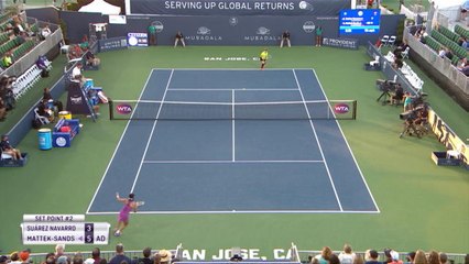 WTA : San José - Suarez Navarro renverse Mattek-Sands