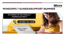 Anruf Windows 7 Tech support Nummer  49-800-181-0338