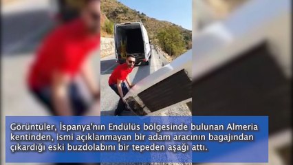 Buzdolabını doğaya atan adama 'geri dönüşüm' cezası
