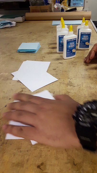 Teste Cola Branca New Magic - Papel OffSet