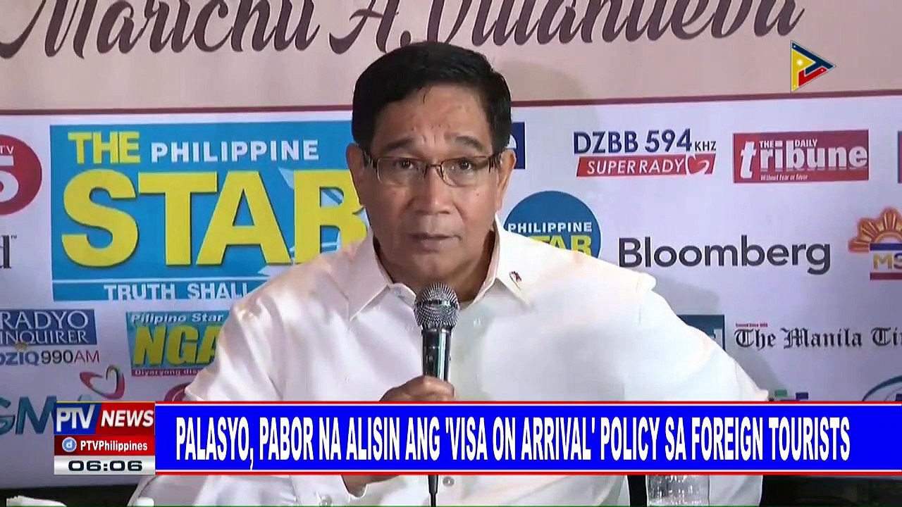 Palasyo, pabor na alisin ang 'visa on arrival' policy sa foreign tourists