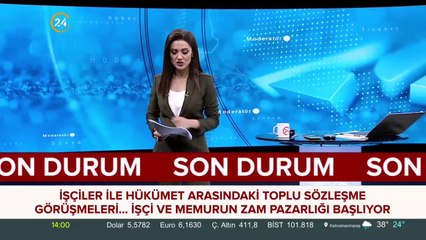 #SONDURUM İşçi ve memurun zam pazarlığı başlıyor...