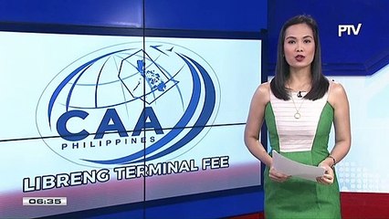 Mga estudyante, libre na sa terminal fees ng CAAP airports