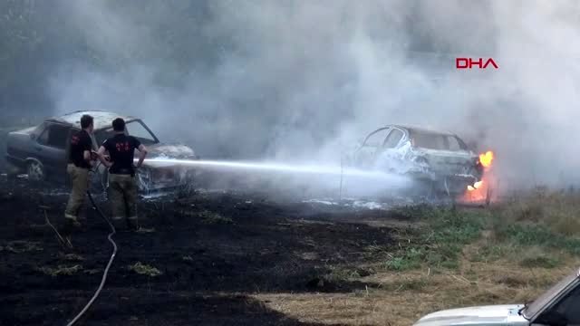 İZMİR Yediemin otoparkındaki yangında, sigara izmariti şüphesi