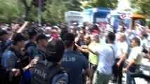Toplu Sözleşme Görüşmeleri öncesi izinsiz yürüyüşe polis müdahalesi