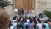Armengol recibe al grupo de niños saharauis en el Consolat